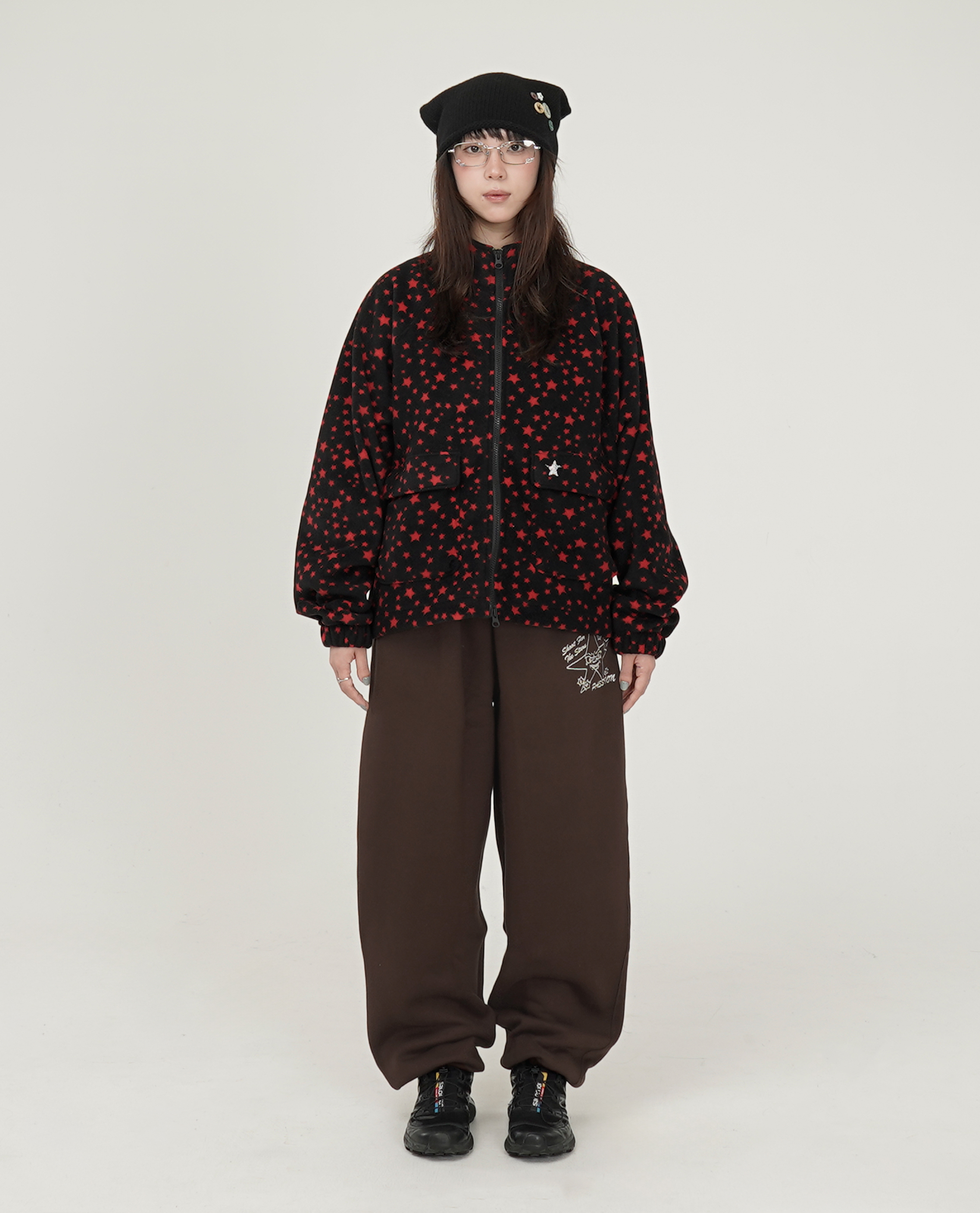 WEBHOUSE Twister Star Teddy Fleece Jacket - 25FW