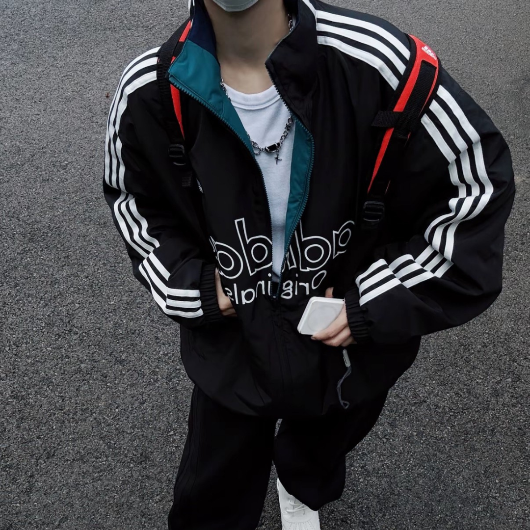 "代購" Adidas Originals 雙面穿鋪棉外套 防風 立領外套