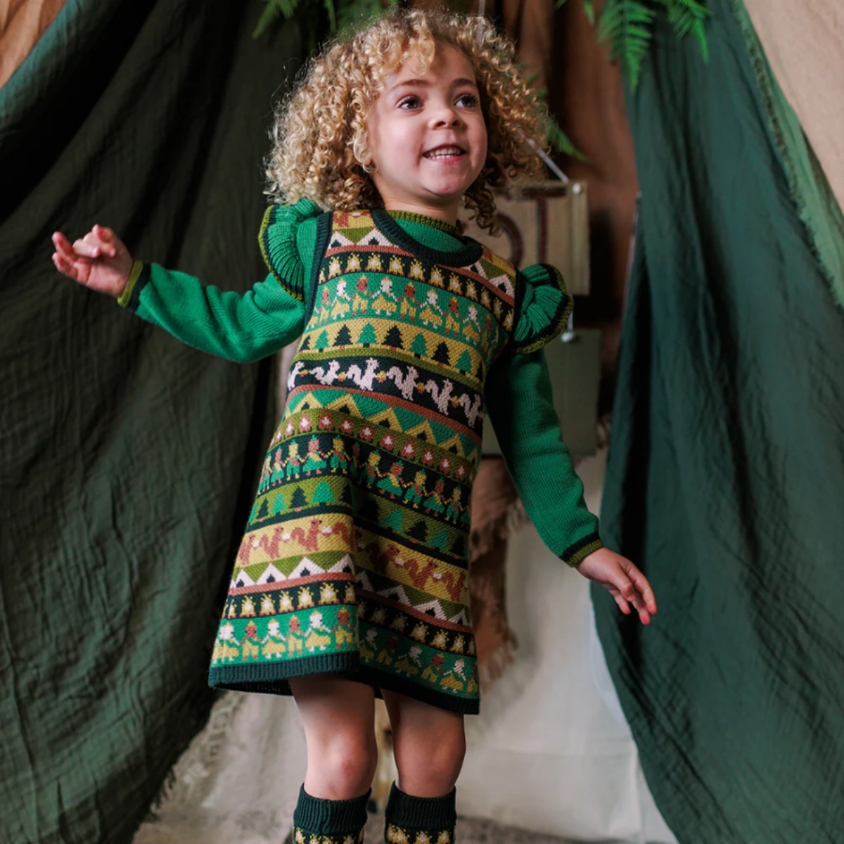 MABLI 北歐童話背心裙 SCOUT CAMP DRESS - MULTI