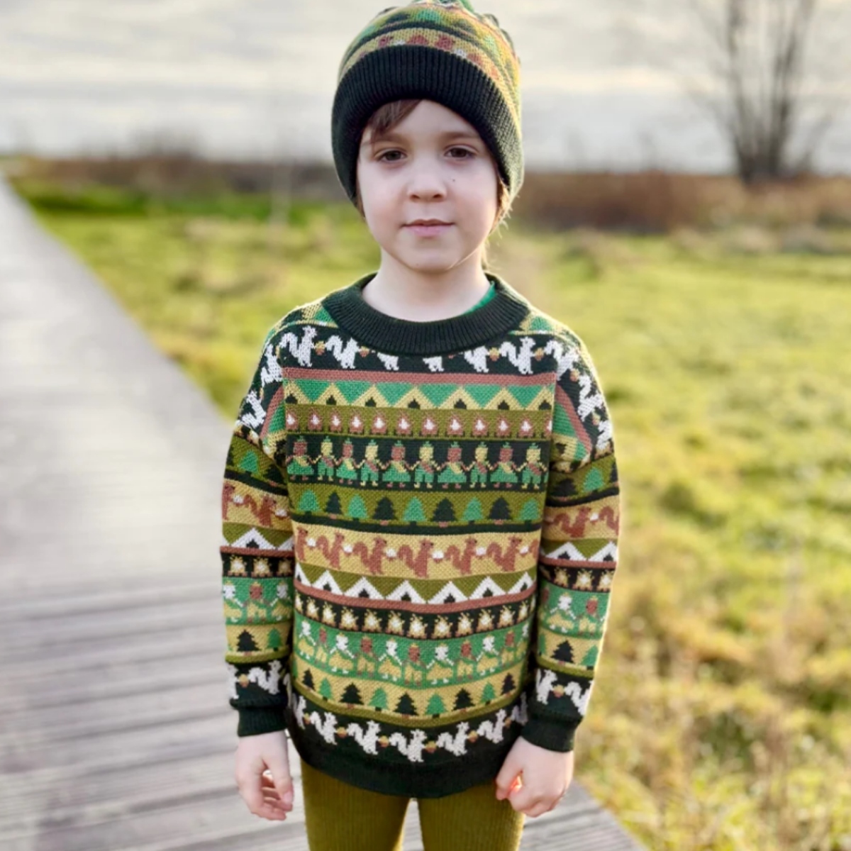 MABLI 北歐童話上衣 SCOUT CAMP PULLOVER - MULTI