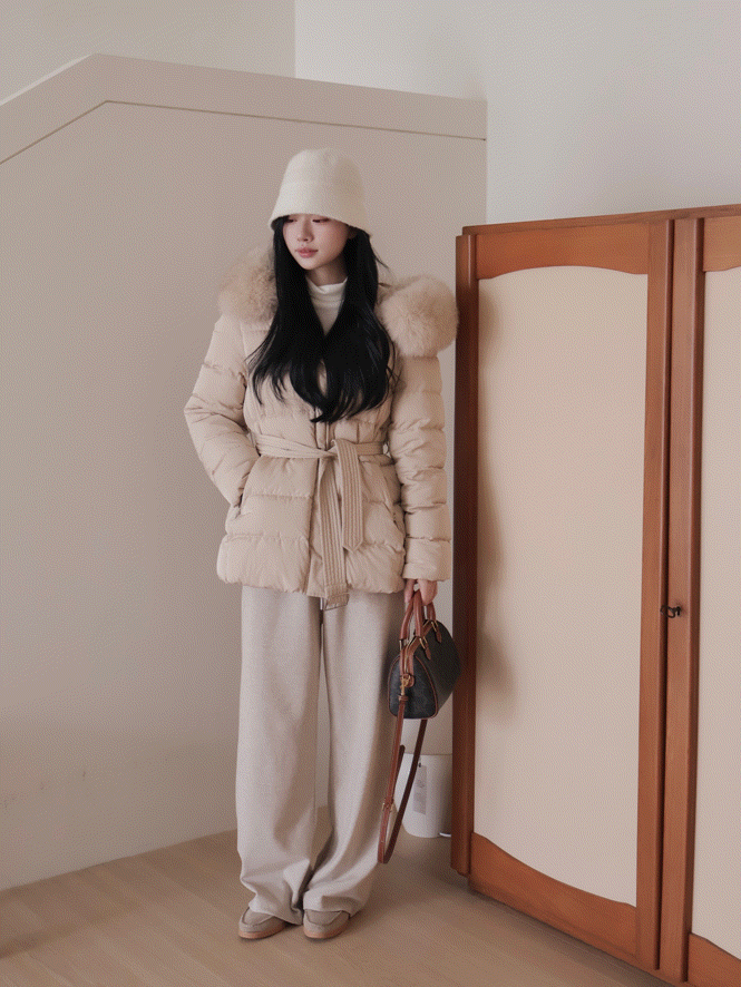 ［48h快速出貨⚡］［R.MADE獨家訂製享$990優惠⋆˚❆☃️ ］Cashmere 冬暖羊絨糯米綁帶長褲