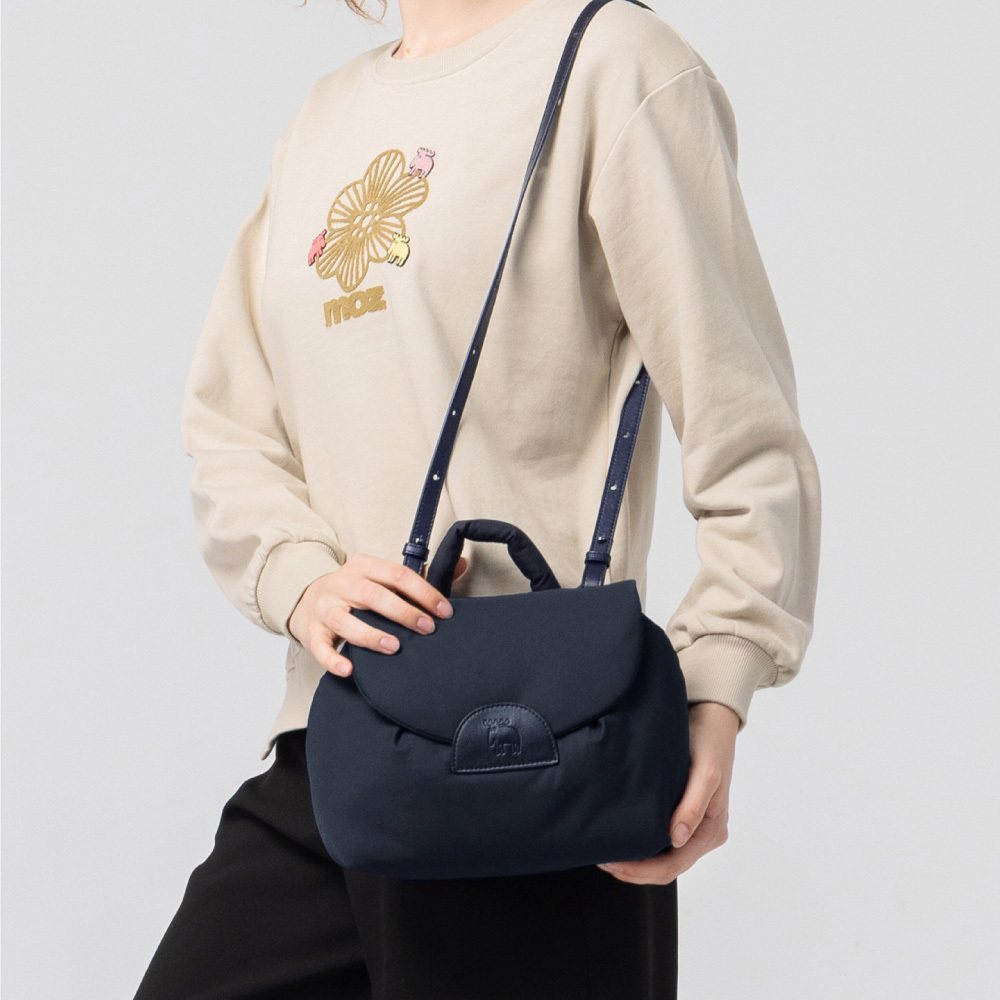 瑞典雲朵包系列｜防潑水 雲朵四用酒窩包(海軍藍)
