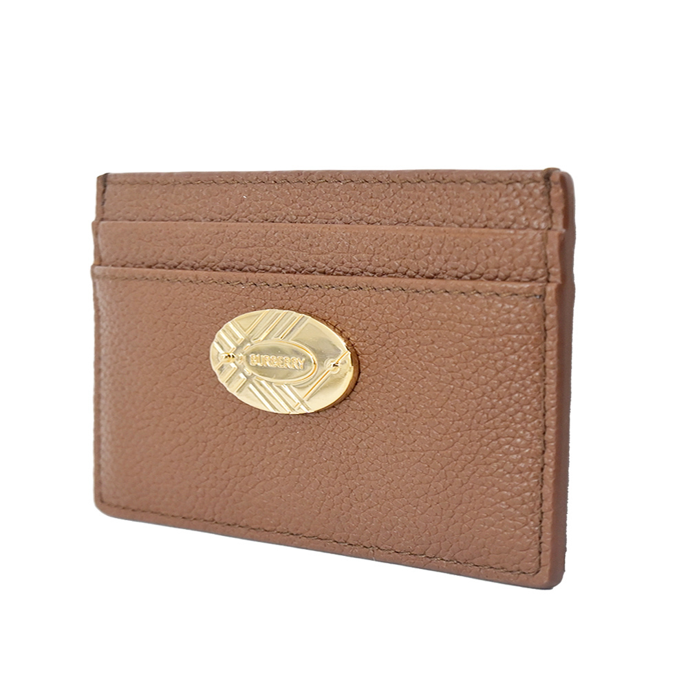【JS’Maxx】BURBERRY Cotswolds 小牛皮卡片夾(棕色)