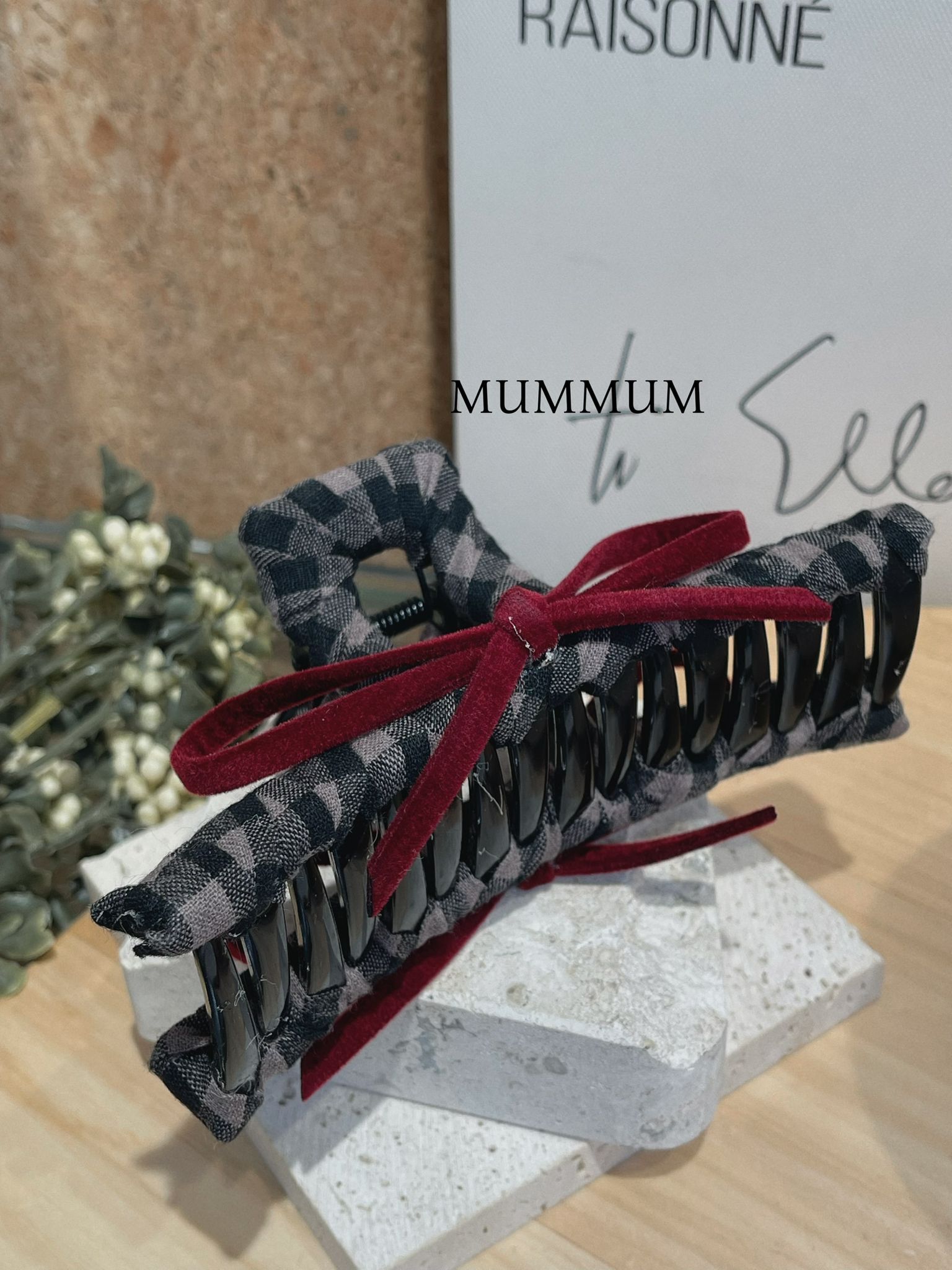 ac891/格仔蝴蝶結髮夾