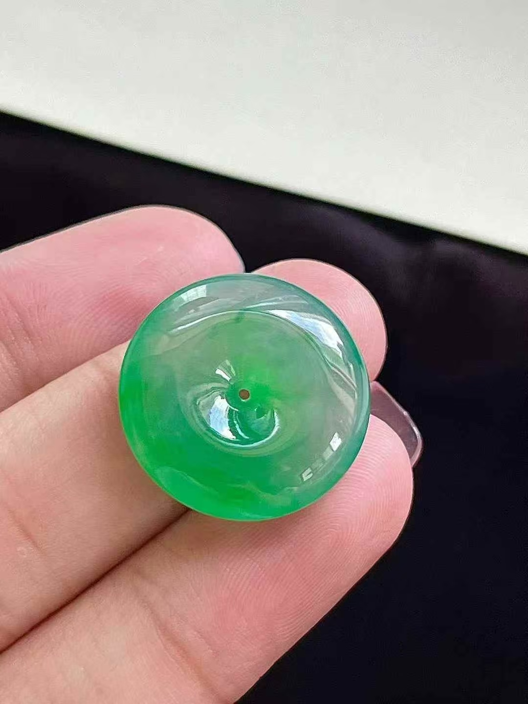 1110354 翡翠平安扣 (19.9mm直徑)