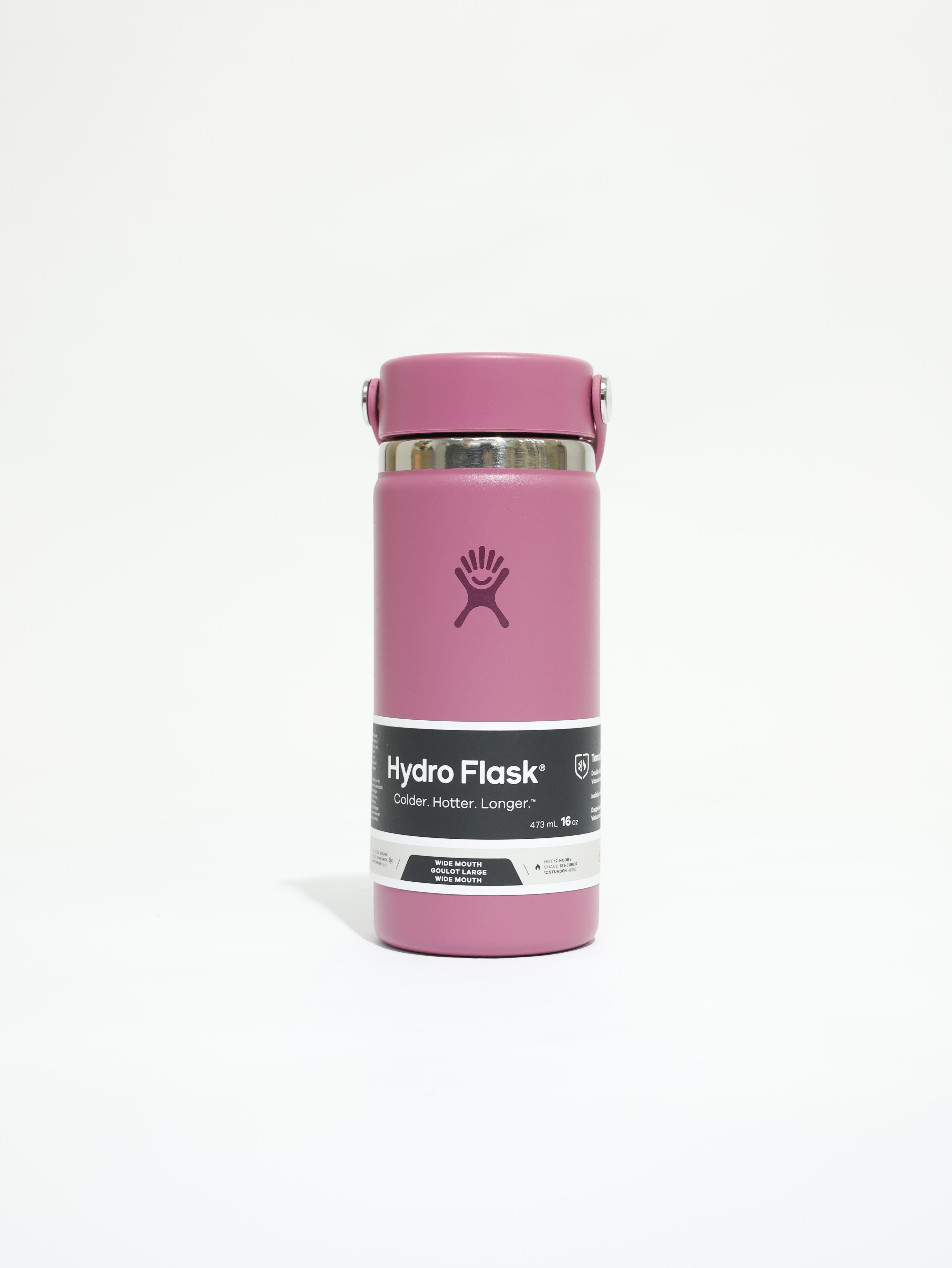 HYDRO FLASK 16oz/473ml 寬口真空保溫鋼瓶 提把 HFW16BTS HFW16CTS