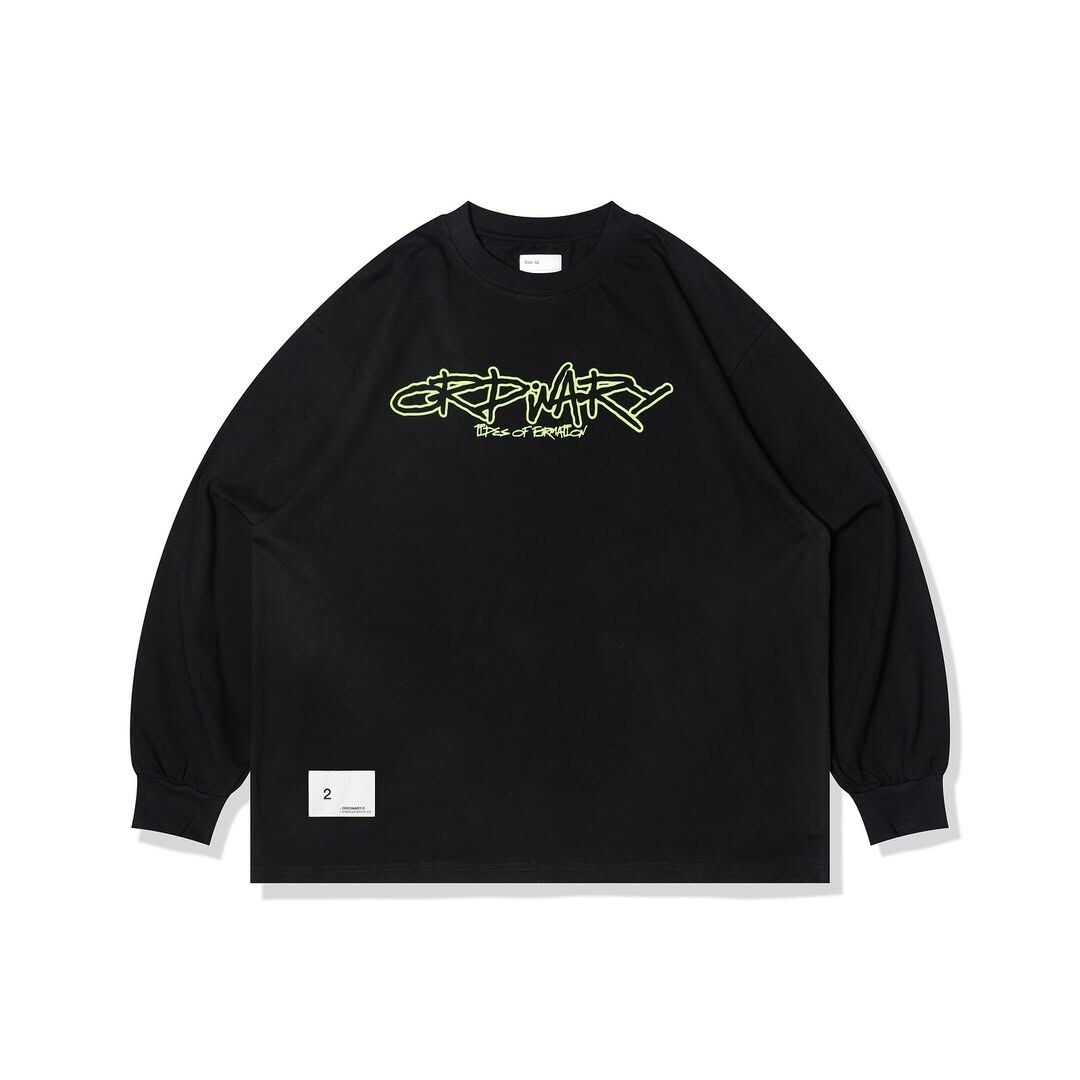 【車庫服飾】ORDINARY WHALE GRAFFITI LONG SLEEVE TEE