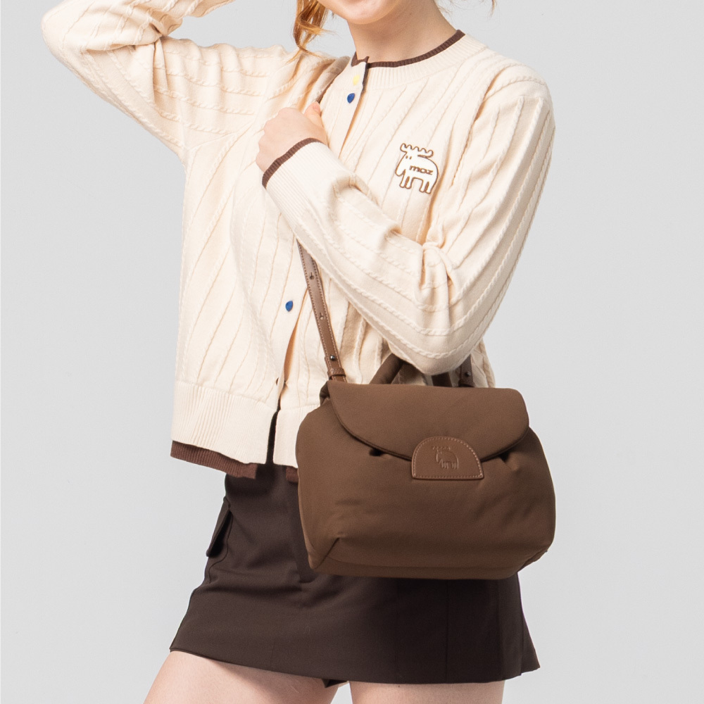 瑞典雲朵包系列｜防潑水 雲朵四用酒窩包(巧克力)