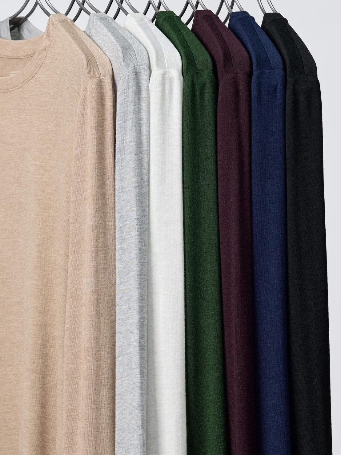 #現貨 日本限定 UNIQLO 女款 HEATTECH極暖 喀什米爾混紡圓領T恤 478955