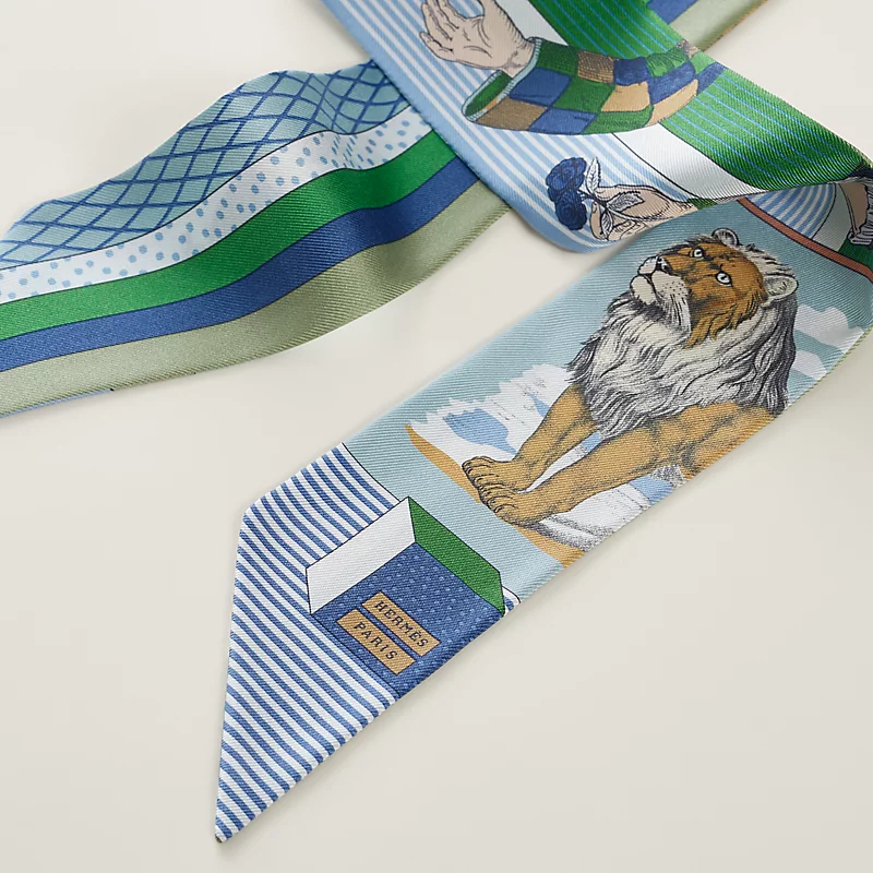 HERMES Grand Theatre Nouveau Twilly bleu glacier /