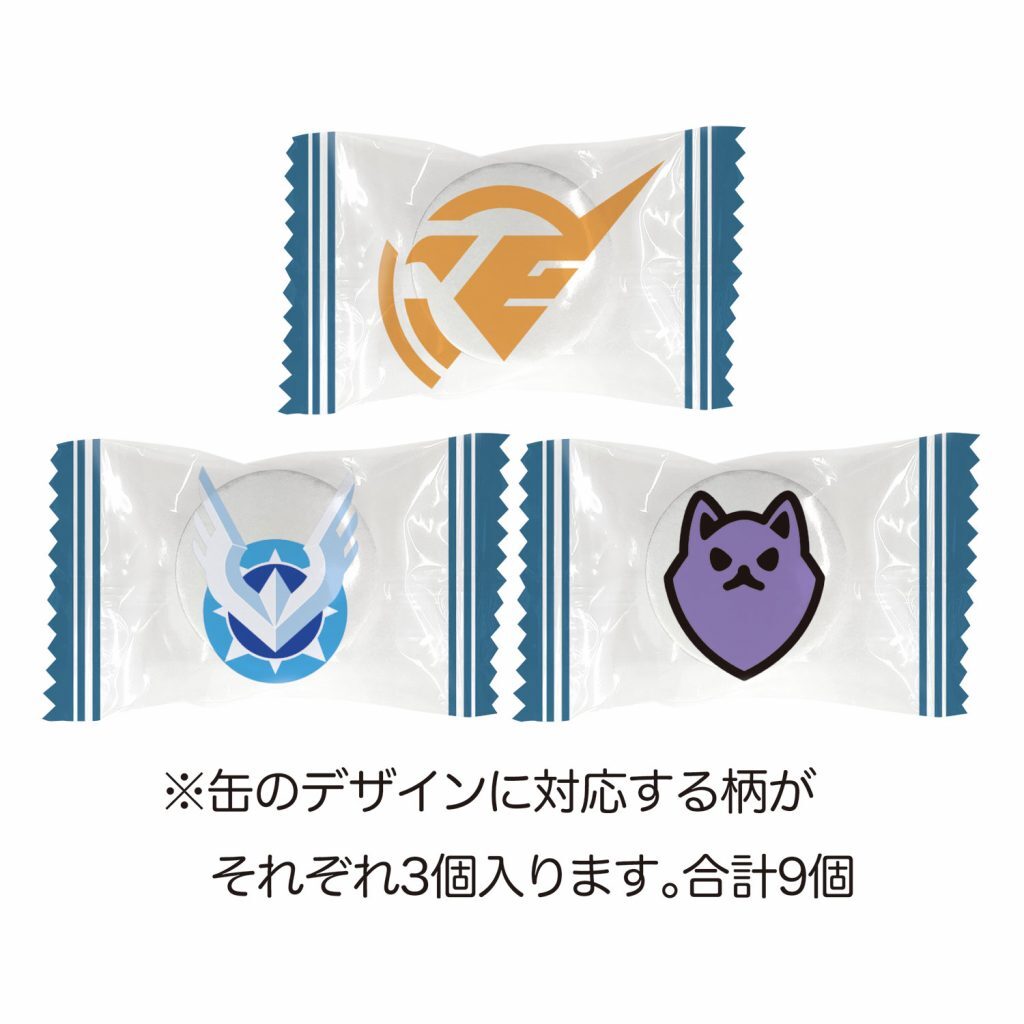 高達角色糖果鐵盒3罐套裝