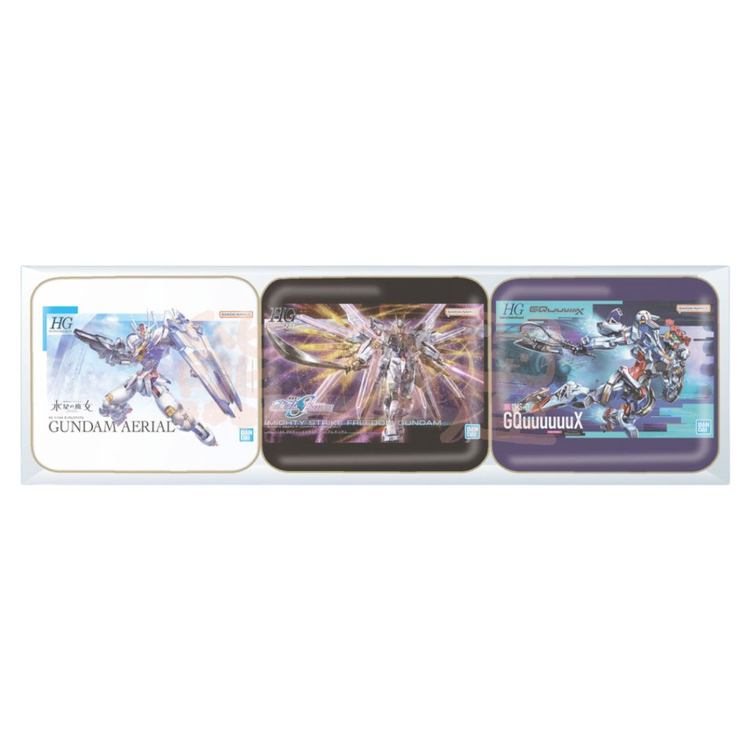 高達角色糖果鐵盒3罐套裝