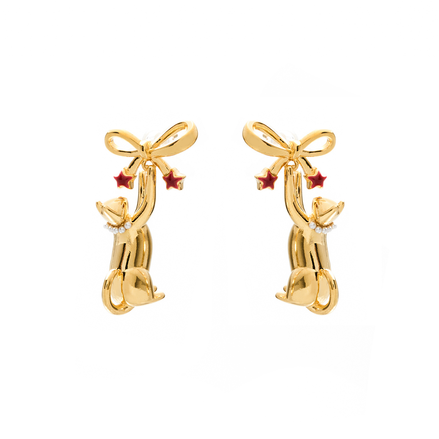 評價飾品,星星,貓,蝴蝶結,耳環