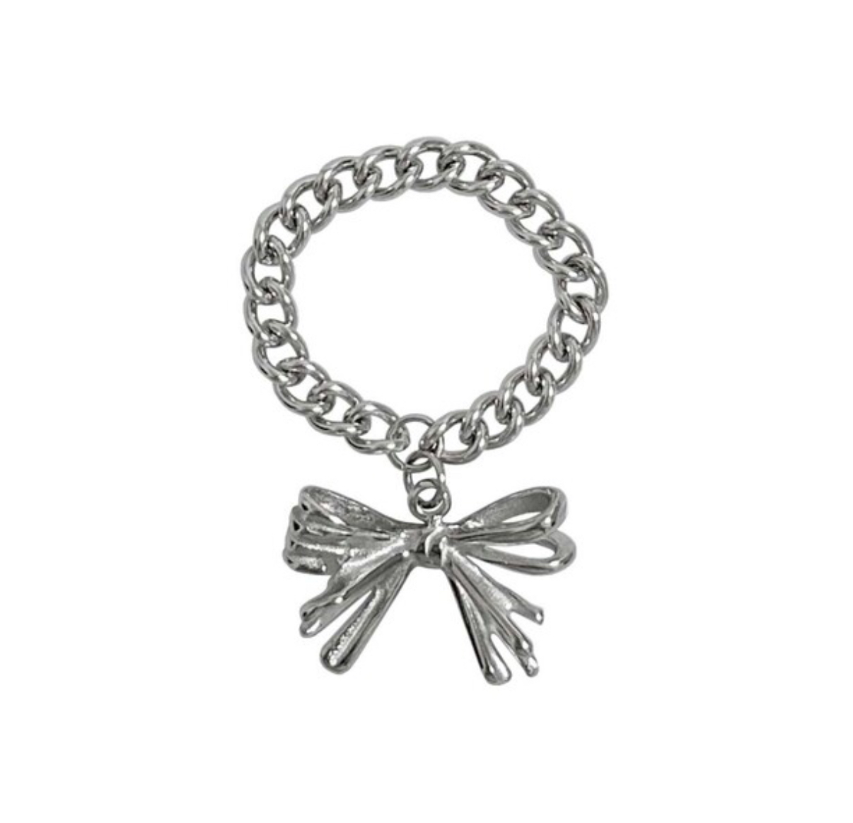 OFUSE - ribbon chain ring