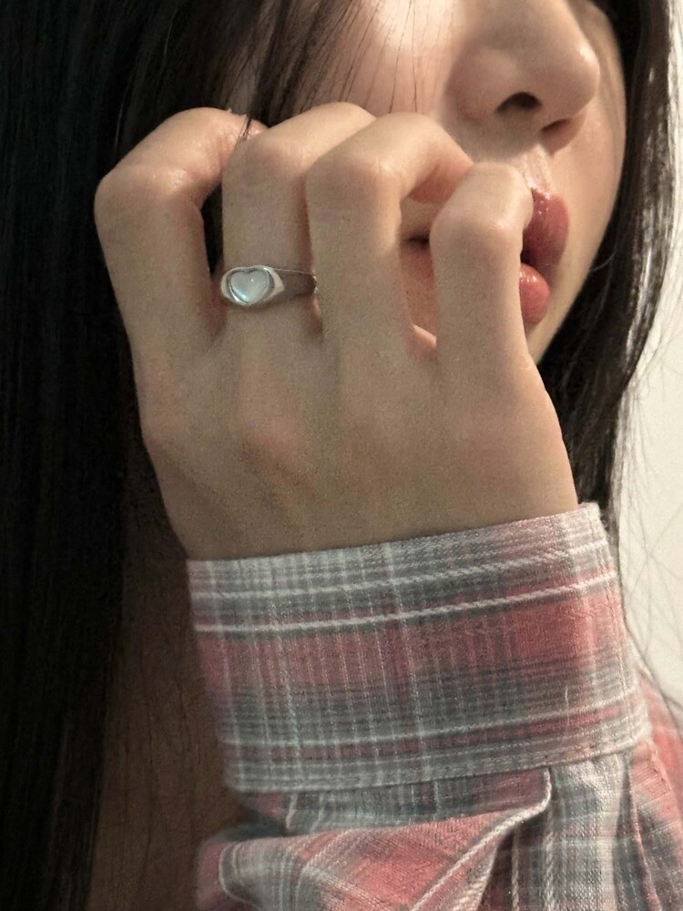 OFUSE - volume heart ring