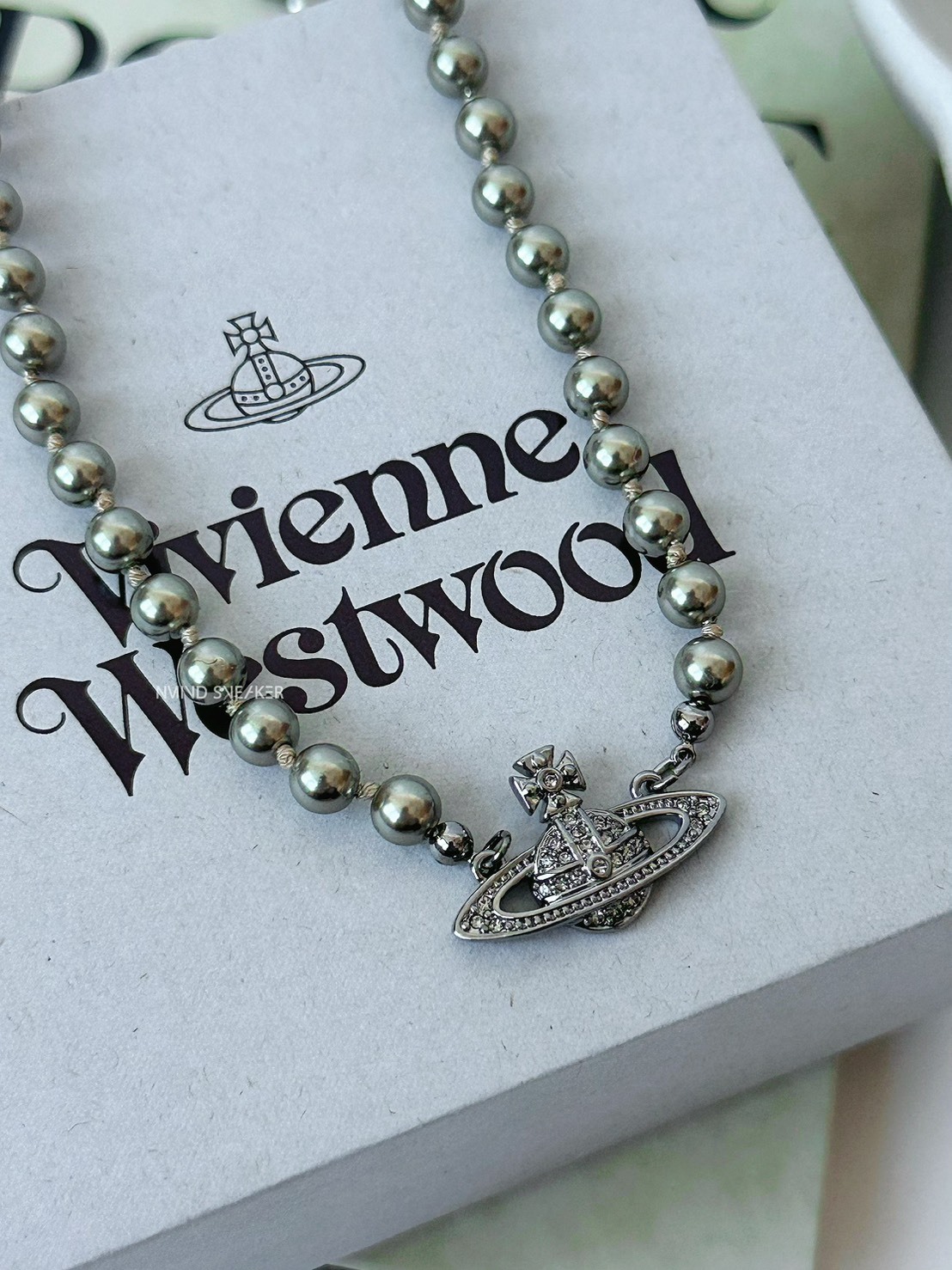 <快速出貨> Vivienne Westwood Man. MINI BAS RELIEF 古銅珍珠項鍊