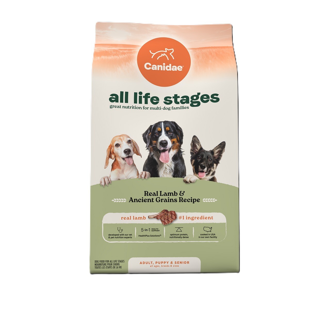 Canidae 羊肉+原始穀物配方 成犬糧 5lb / 15lb / 27lb