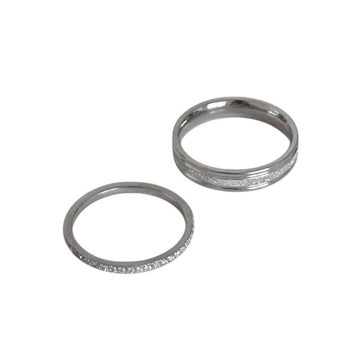 OFUSE - 24 winter - cubic ring set
