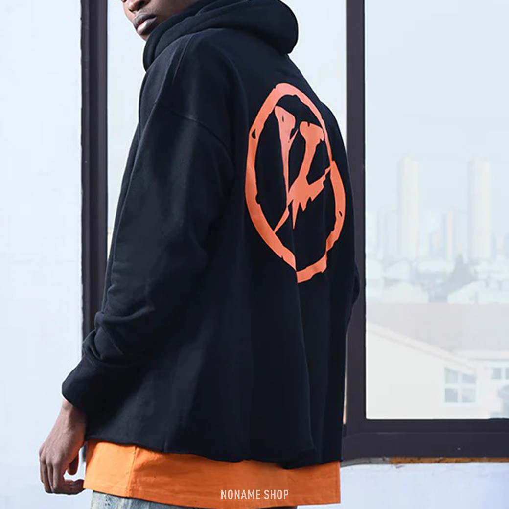 VLONE x FRAGMENT FRIENDS 聯名 閃電大V 藤原浩 連帽 帽T (男款)