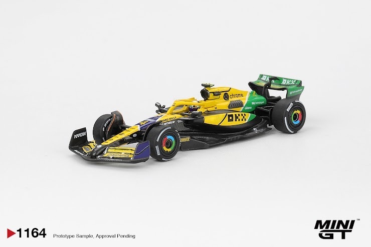 PO-$107 * MINI GT * 1:64 1164 McLaren MCL38 #4 Lando Norris 2024 F1 2024 Monaco GP