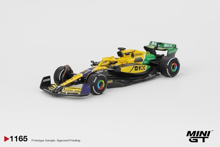 PO-$107 * MINI GT * 1:64 1165 McLaren MCL38 #81 Oscar Piastri 2024 F1 2024 Monaco GP 2nd Place