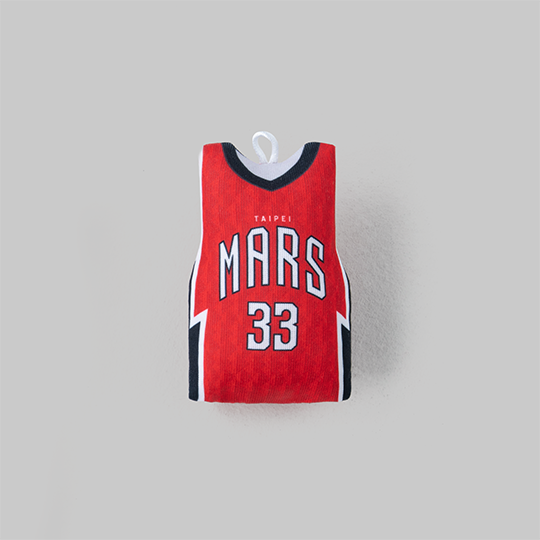 25-26 TAIPEI MARS CAPSULE TOY   JERSEY PLUSH KEYCHAIN