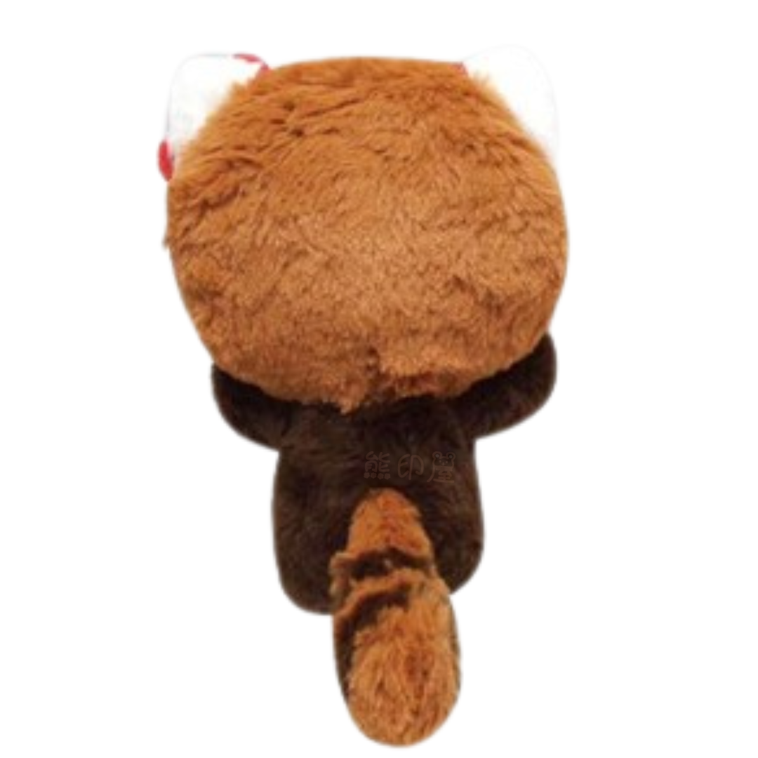 Hello Kitty 喜馬拉雅小熊貓款 毛公仔掛頸包 [平行進口]