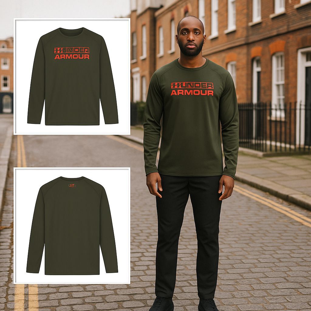 【預購】UNDER ARMOUR K1121708 Graphic Print Logo 男裝長袖上衣