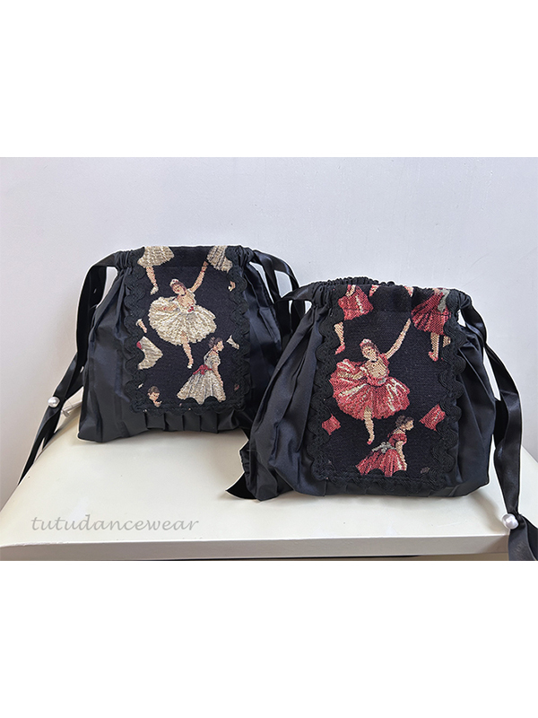 日本Belle Branchee【BB-Bag01 法式復古緞布束口袋】