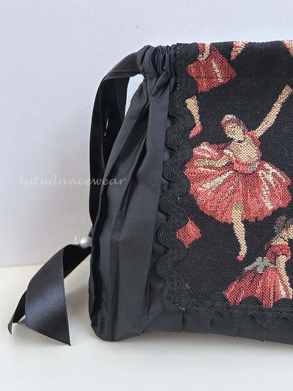 日本Belle Branchee【BB-Bag01 法式復古緞布束口袋】