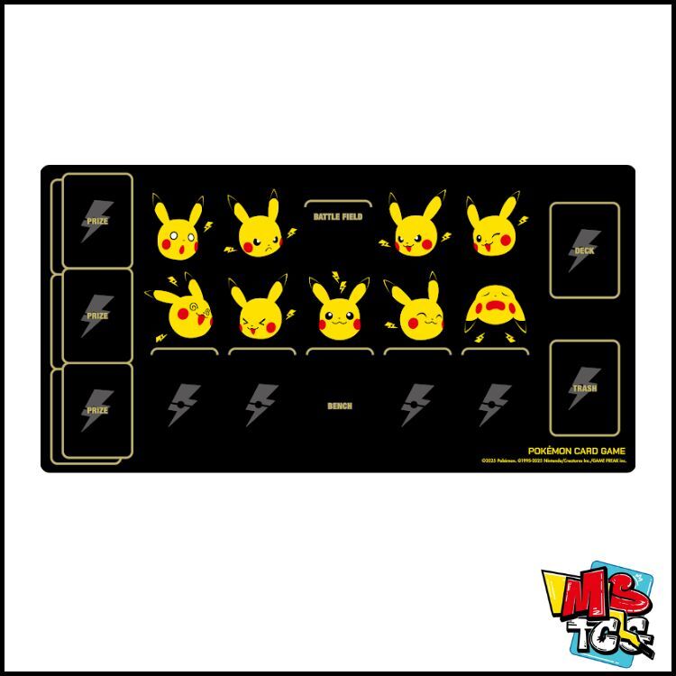 寶可夢橡膠對戰桌墊 皮卡丘與打雷