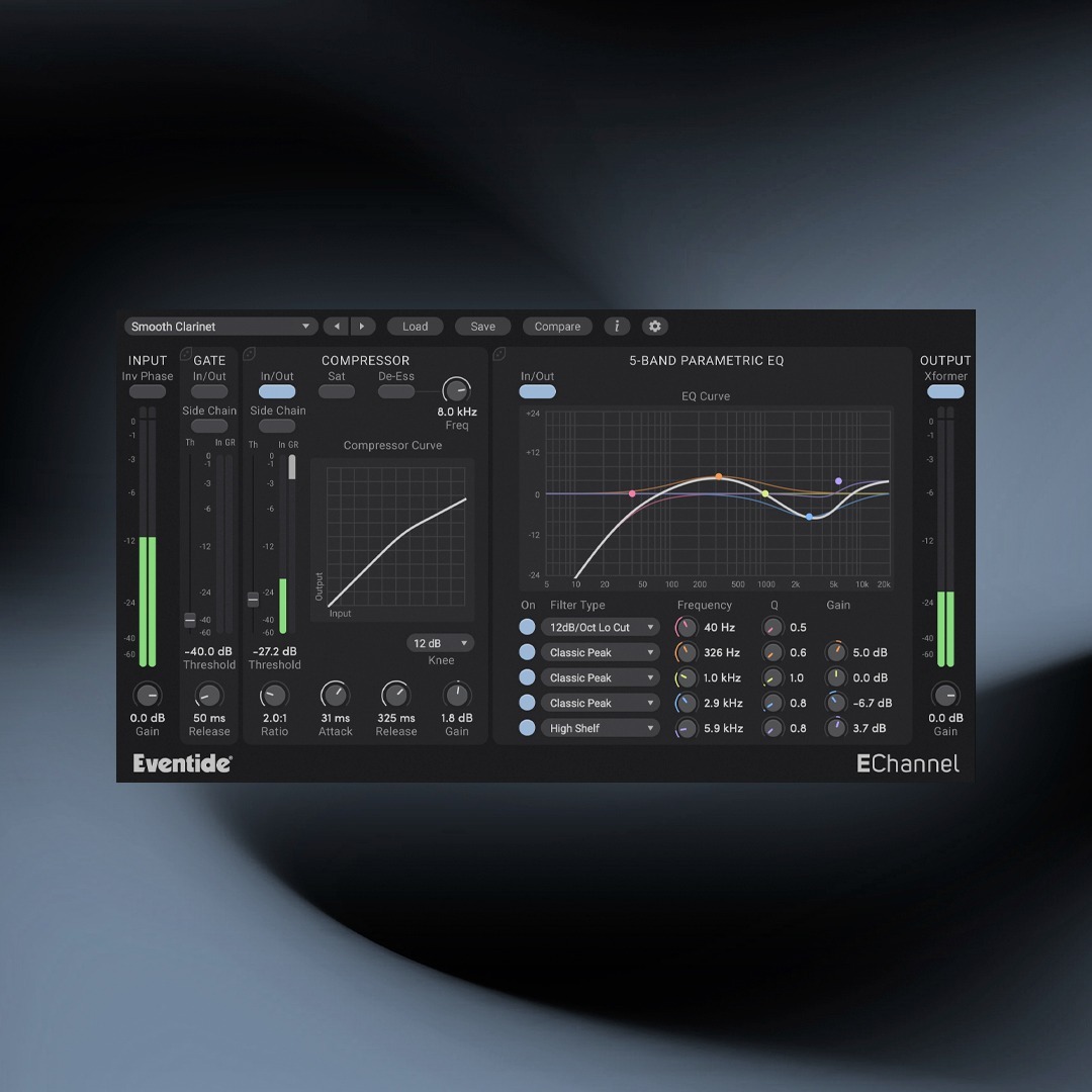 Eventide EChannel Channel Strip｜專業級 Channel Strip 插件