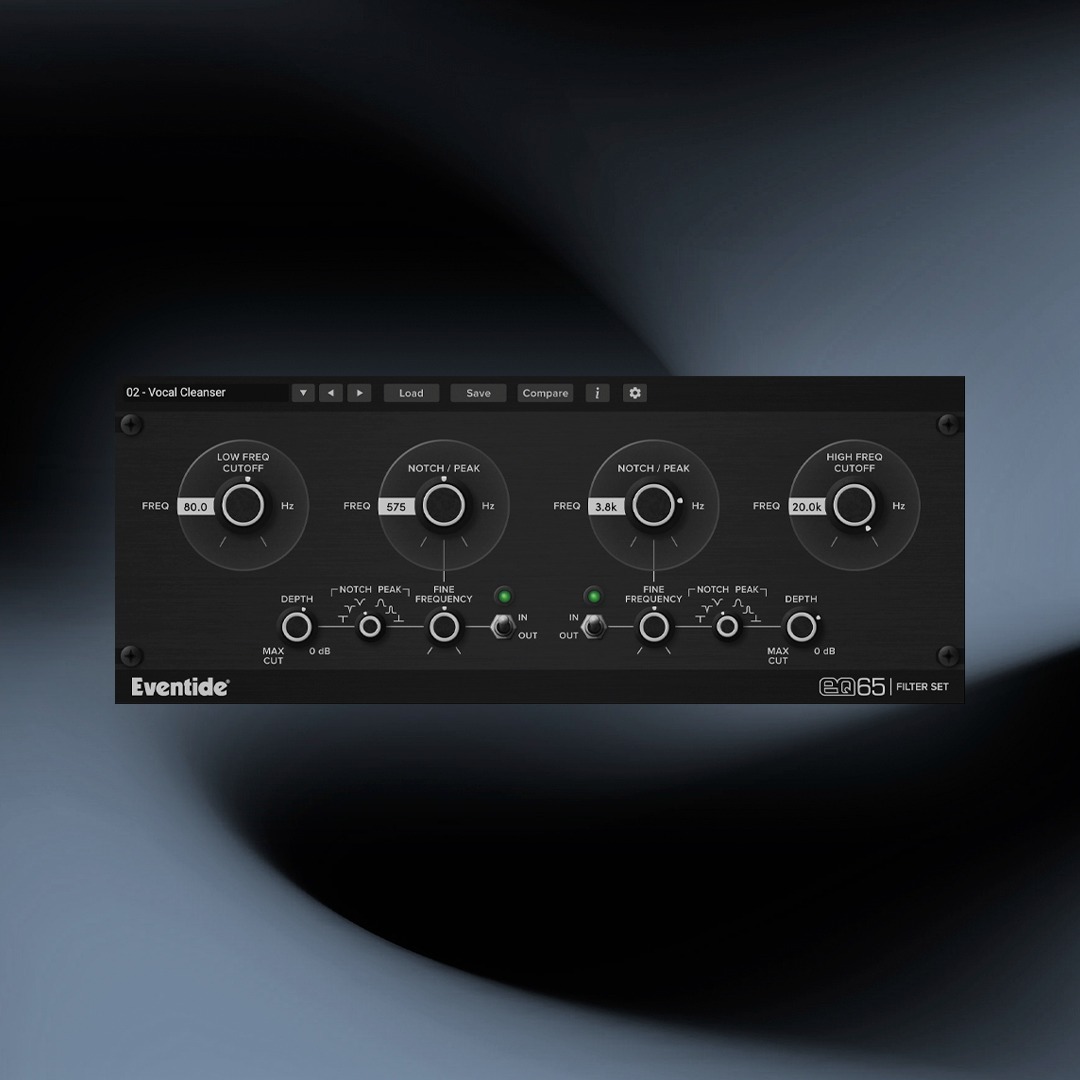 Eventide EQ65｜精準音頻濾波器插件