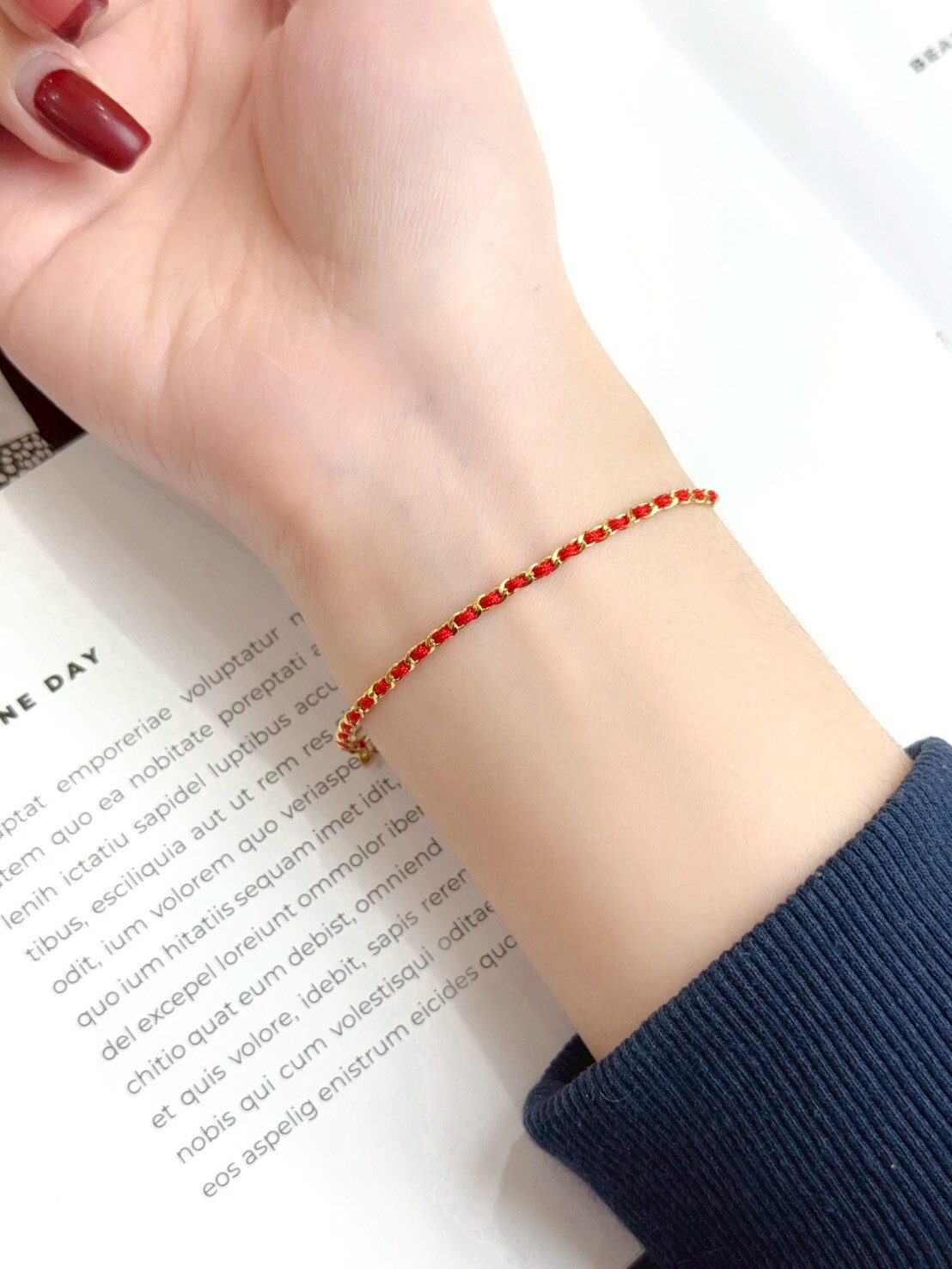 好運招財紅繩手鍊