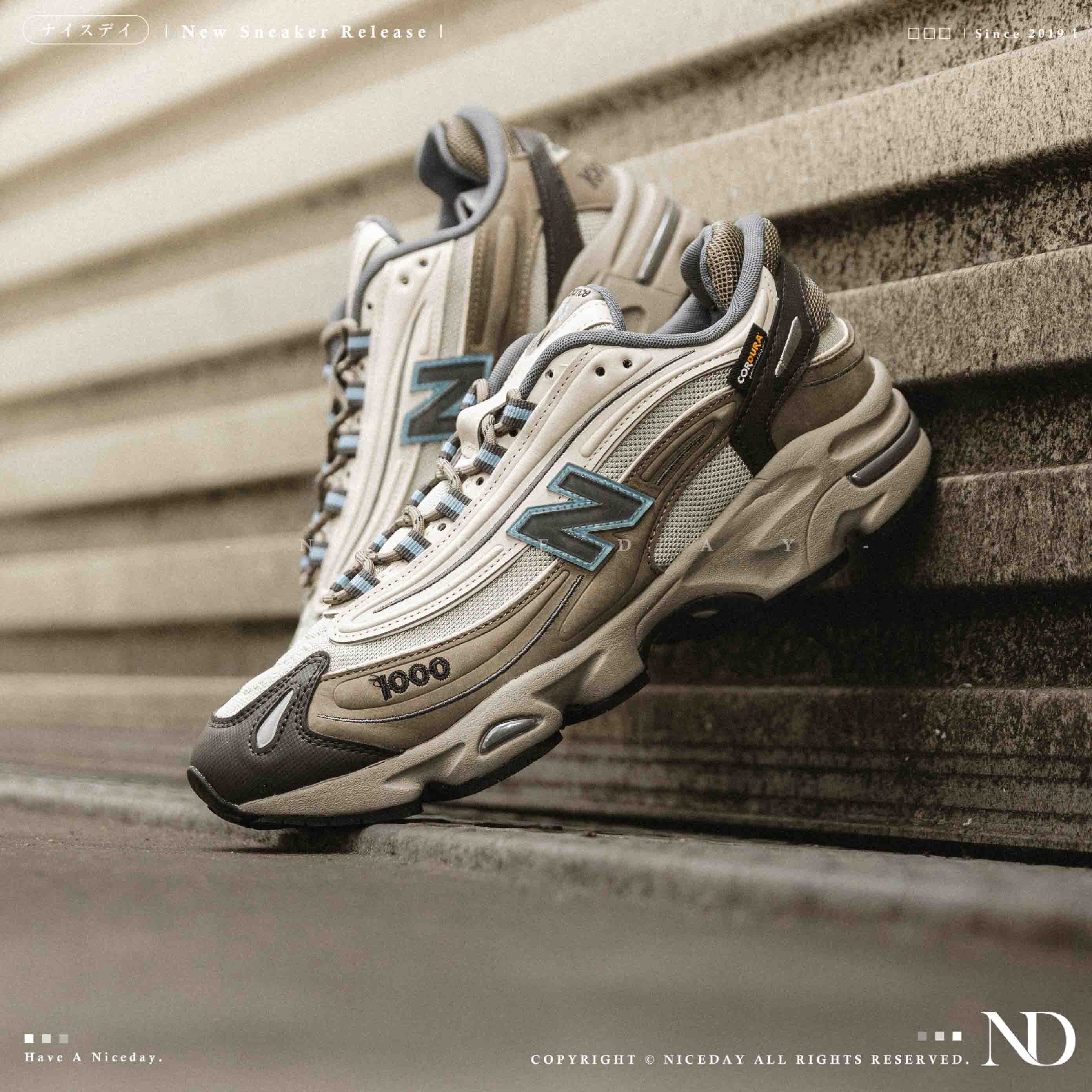 NICEDAY 現貨 New Balance 1000 卡其灰 淺灰 灰藍 灰 焙茶 CORDURA 抗撕裂 復古 M1000I