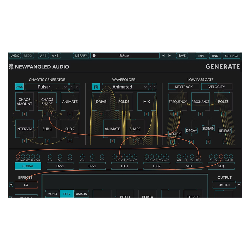 Newfangled Audio Generate｜合成器插件