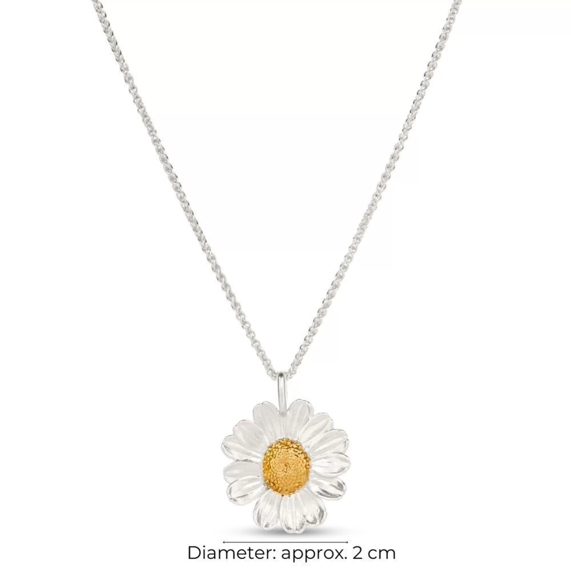 1TA0530-432 [THALLO] Ismini Daisy Pendant Layer With Detachable Motif 24k Gold And Sterling Silver #s251b (EU)