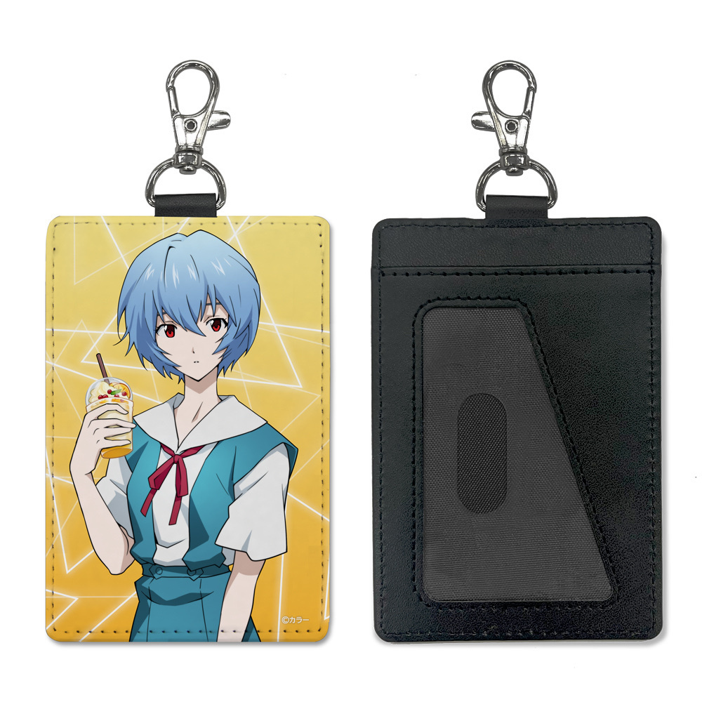 Cospa 1201 描き下ろし 綾波レイ パスケース（ナスカン付き） 制服Ver. [EVANGELION]