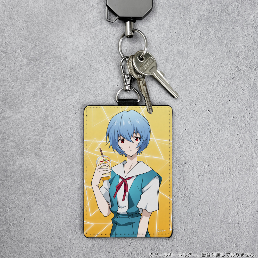 Cospa 1201 描き下ろし 綾波レイ パスケース（ナスカン付き） 制服Ver. [EVANGELION]