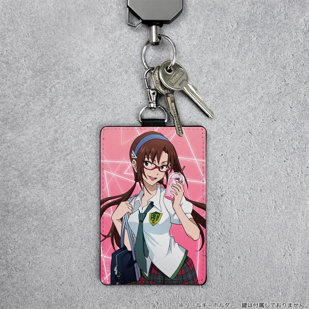 Cospa 1201 描き下ろし 真希波・マリ・イラストリアス パスケース（ナスカン付き） 制服Ver. [EVANGELION]