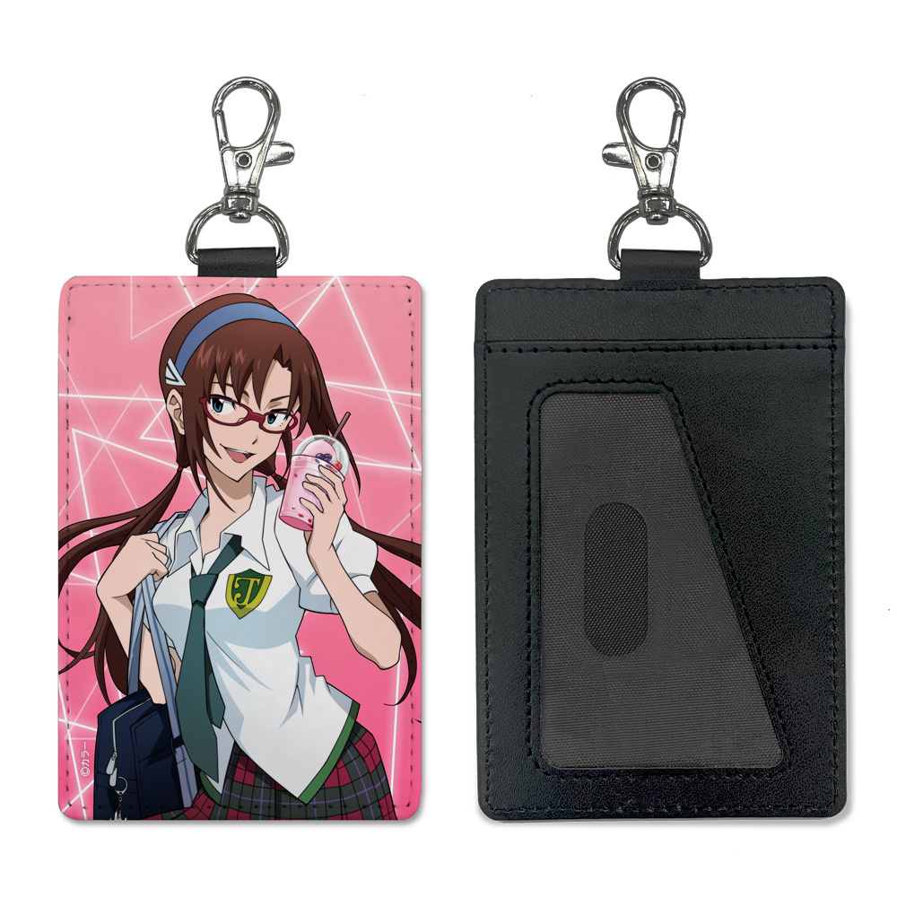 Cospa 1201 描き下ろし 真希波・マリ・イラストリアス パスケース（ナスカン付き） 制服Ver. [EVANGELION]