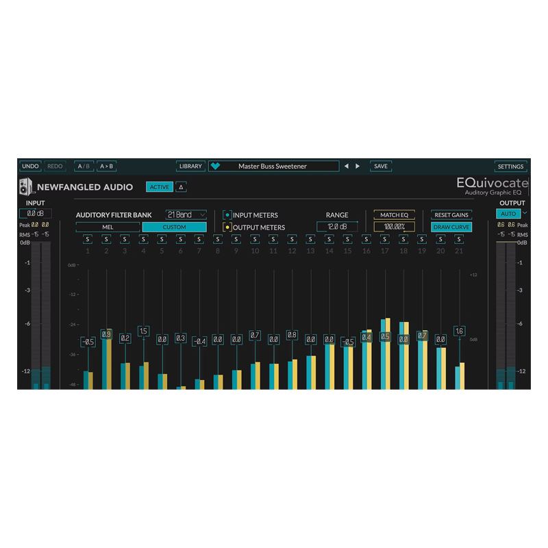 Newfangled EQuivocate｜極致透明的 Match EQ 混音插件