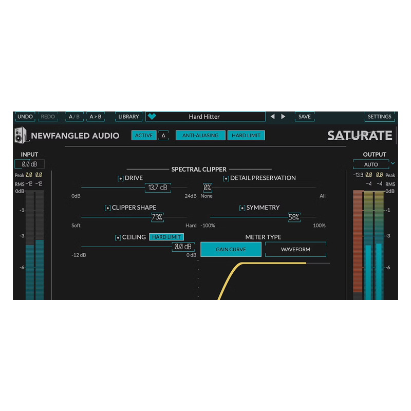 Newfangled Saturate｜母帶級 Saturate 插件