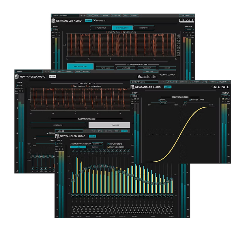 Newfangled Elevate Bundle｜AI 智能母帶後製限制器插件套組