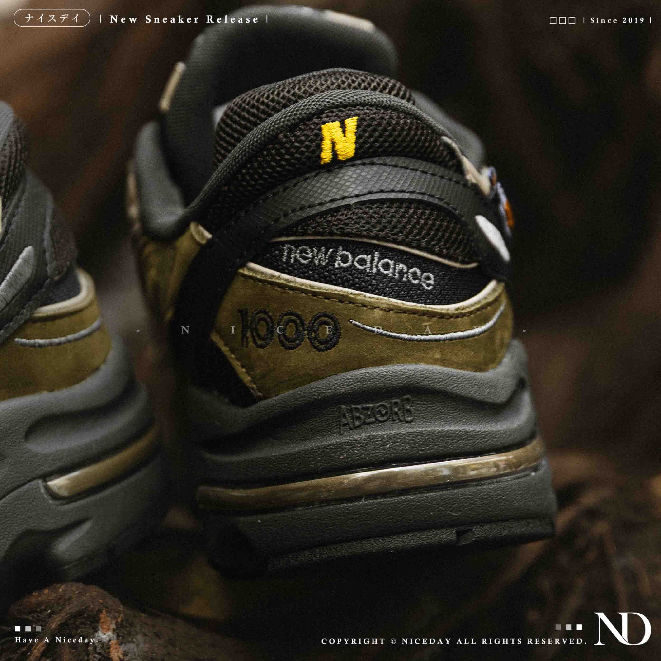 NICEDAY 現貨 New Balance 1000 軍綠 深綠 綠 棕 灰 CORDURA 抗撕裂 復古 M1000L