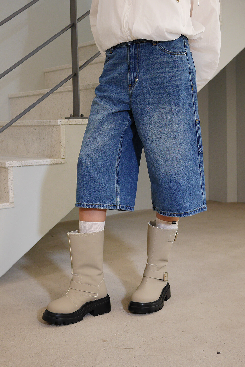 KHIHO CITY BUCKLE RAIN BOOTS K25-SH016 GE