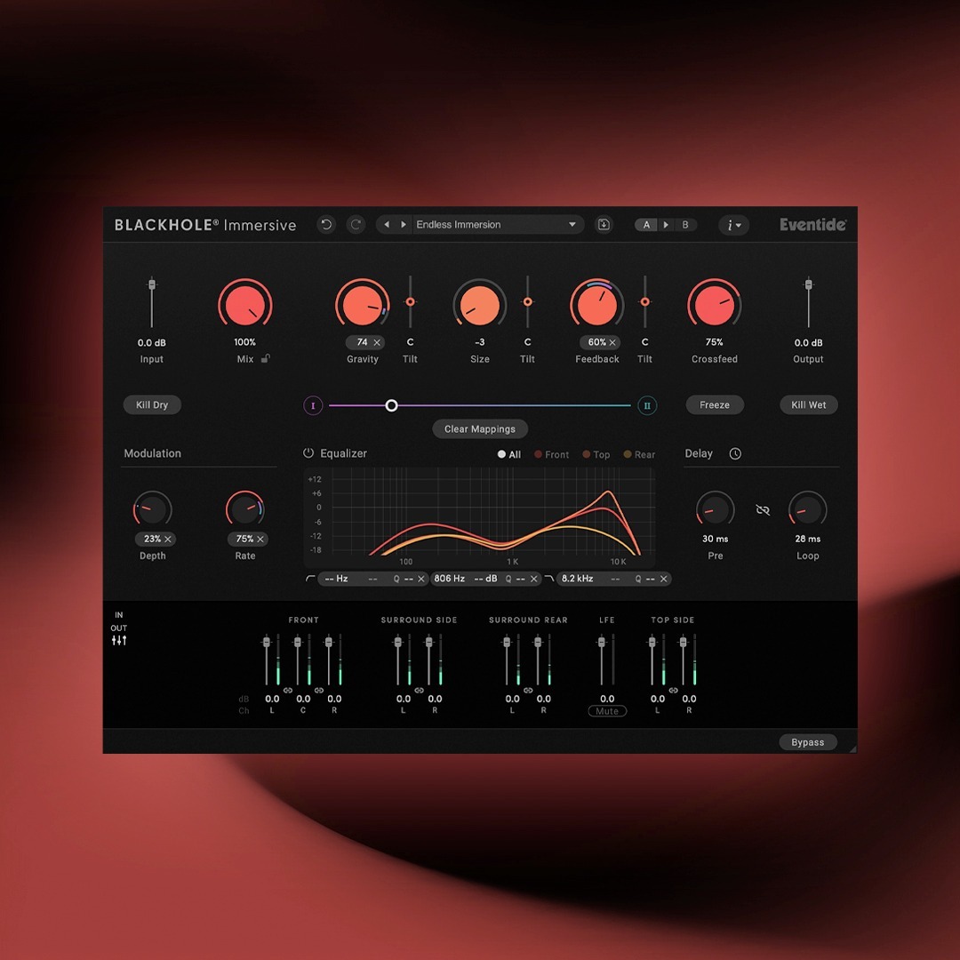 Eventide Blackhole Immersive｜沉浸式空間混響效果器插件