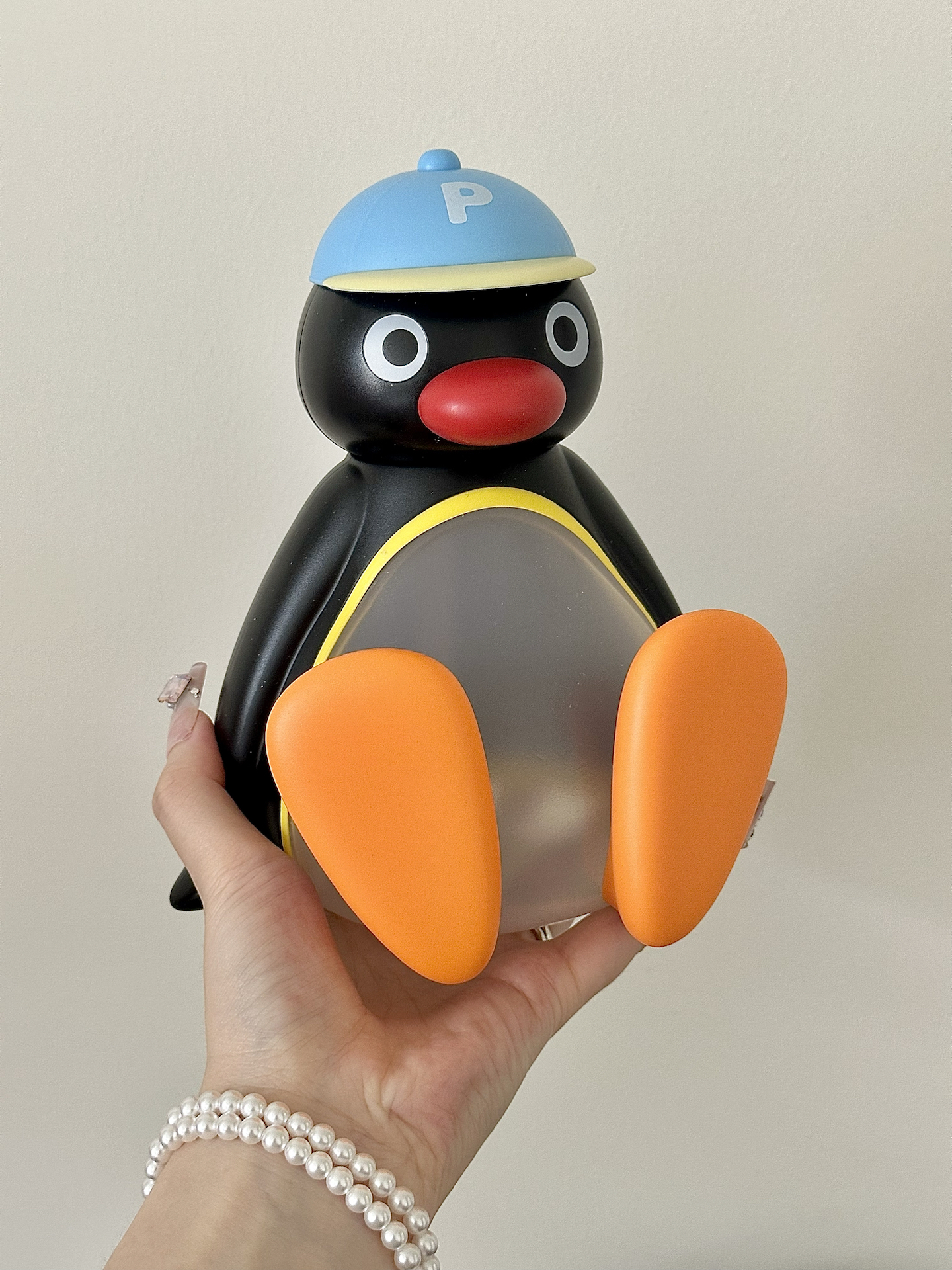 代購-<1000元左右交換禮物>正版授權 Pingu聯名款 Pingu 造型水杯