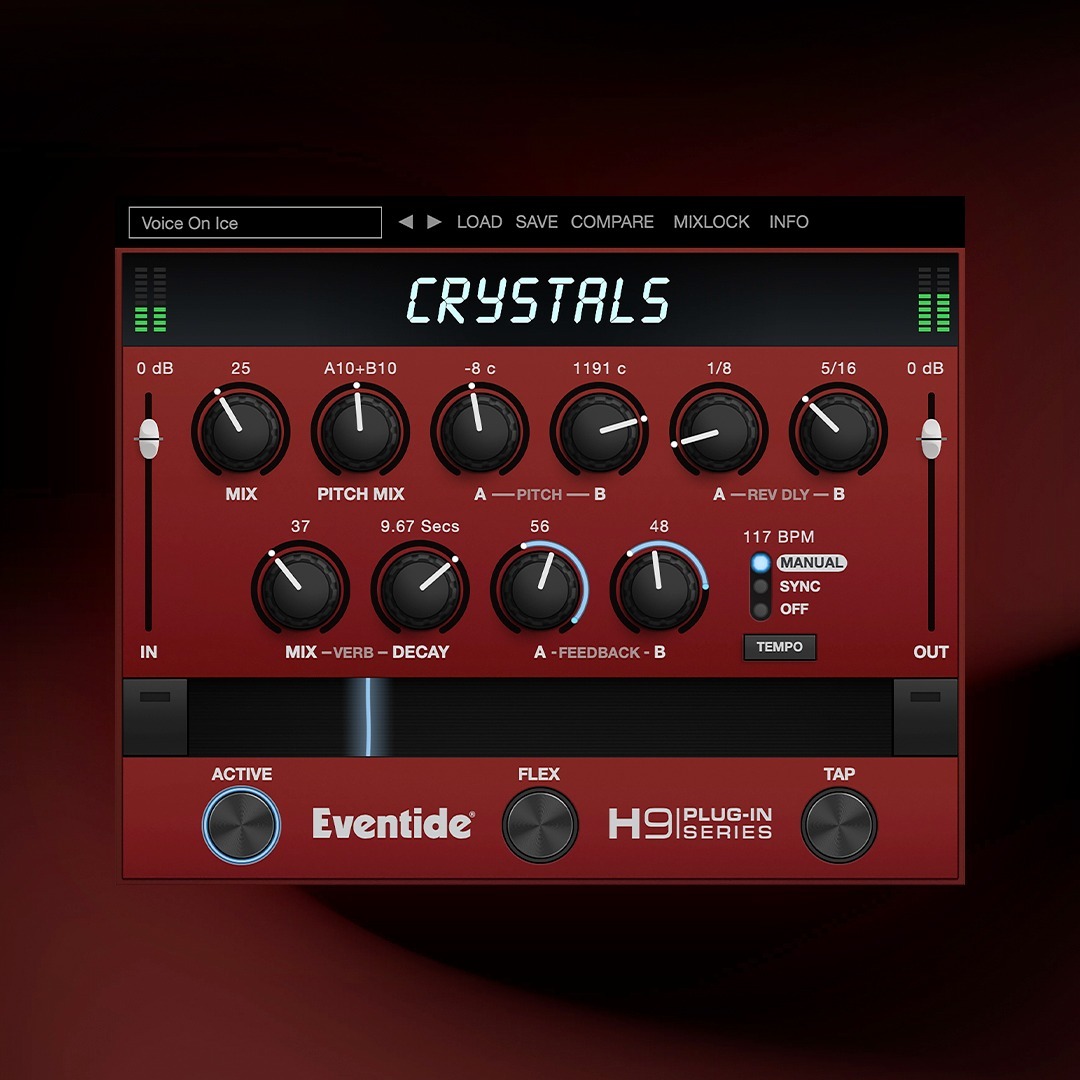 Eventide Crystals｜雙重 Reverse 混響插件