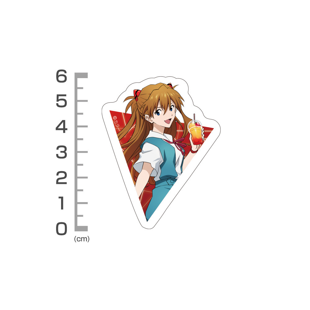 Cospa 1201 描き下ろし 式波・アスカ・ラングレー ミニステッカーセット 制服Ver. [EVANGELION]